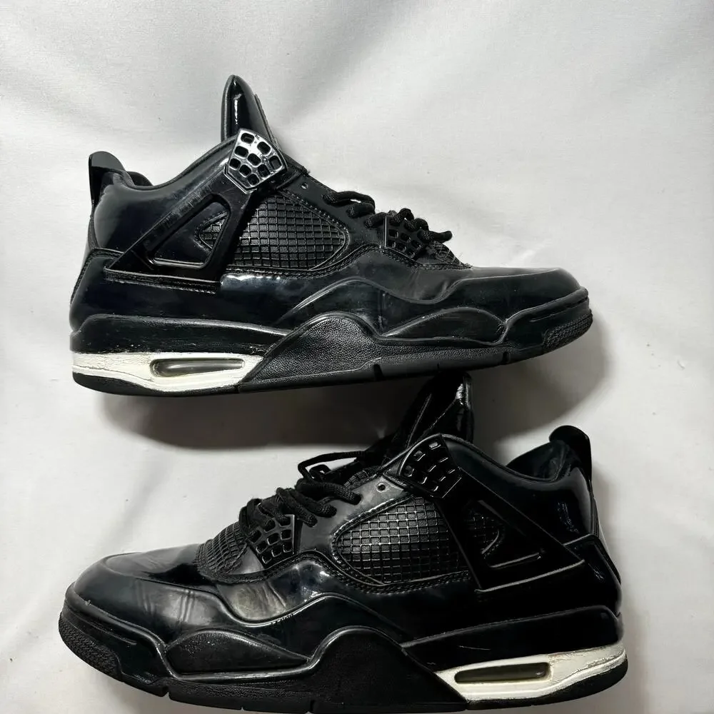Size 10 - Nike Air Jordan 4 Retro 11Lab4 - Black Men's Shoes